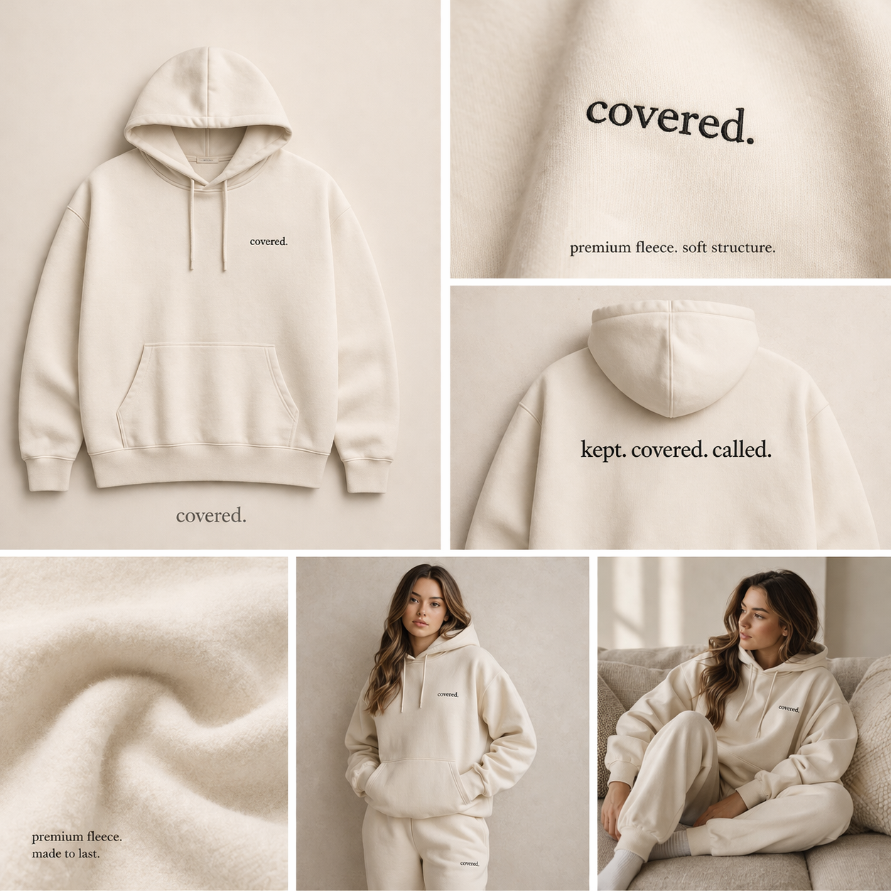 covered. hoodie