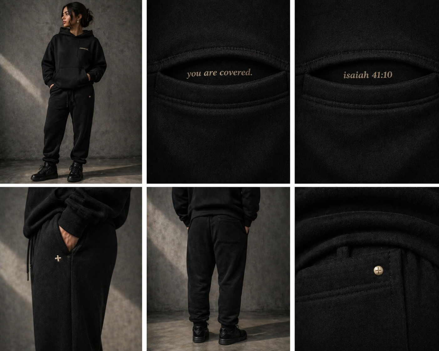 covered. joggers