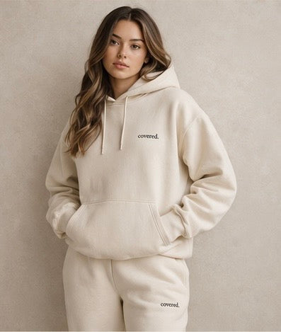 covered. hoodie